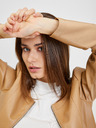 Orsay Hellbraune Damen-Lederjacke von ORSAY