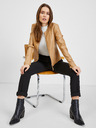 Orsay Hellbraune Damen-Lederjacke von ORSAY