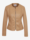 Orsay Hellbraune Damen-Lederjacke von ORSAY
