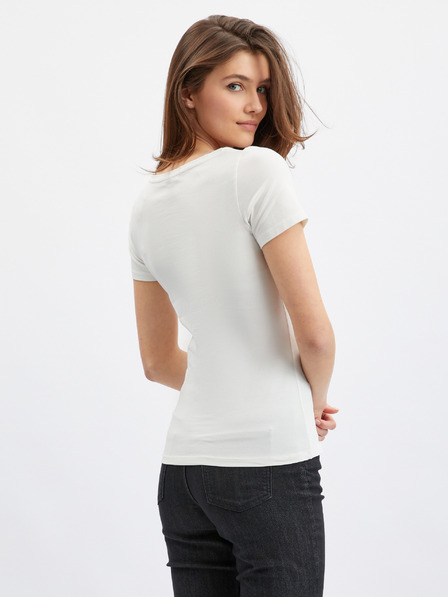 Orsay Weißes Damen-Basic-T-Shirt ORSAY
