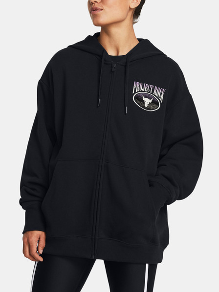 Under Armour Damen-Sweatshirt Under Armour Pjt Rck HW Terry FZ OS Q1