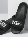 Vans Schwarze Slipper mit VANS La Costa-Schriftzug
