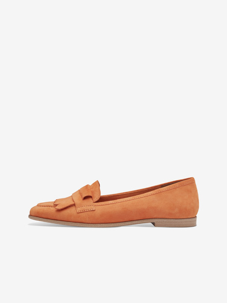 Tamaris Orange Damen Leder Loafers Tamaris