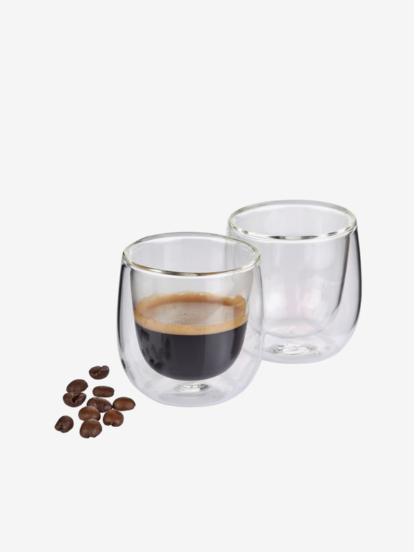 Cilio Set doppelwandige Espressogläser 2 Stück Verona Cilio