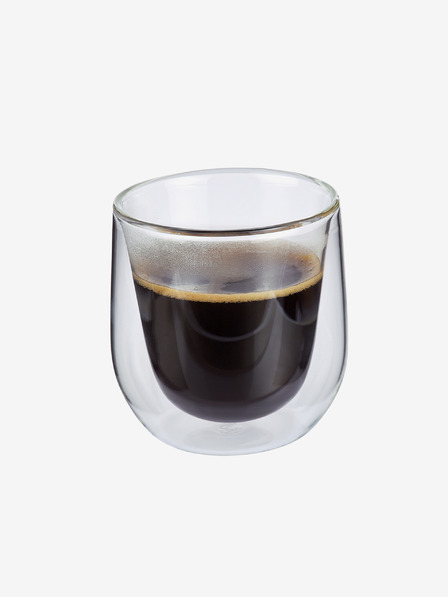 Cilio Satz doppelwandige Kaffeegläser 2 Stück Verona Cilio