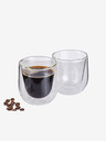 Cilio Satz doppelwandige Kaffeegläser 2 Stück Verona Cilio