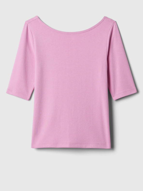 GAP T-Shirt mit U-Boot-Ausschnitt cropped GAP