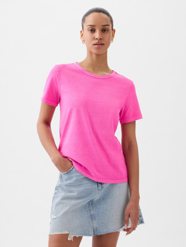 GAP Damen Baumwoll-T-Shirt Vintage GAP