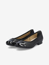 Rieker Schwarze Damen Ballerinas aus Leder Rieker