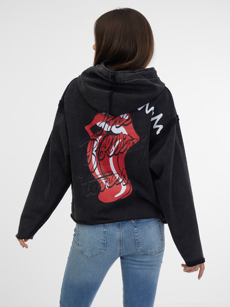 Desigual Schwarzer Desigual Rolling Kapuzenpullover