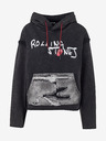 Desigual Schwarzer Desigual Rolling Kapuzenpullover