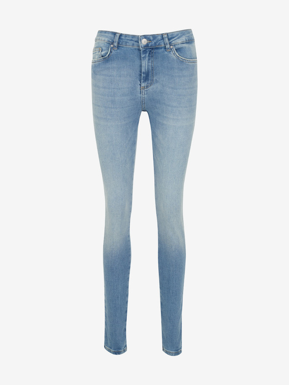 Pieces Hellblaue Skinny-Fit-Jeans Pieces Delly