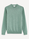 Celio Grüner Herren-Basic-Pullover Celio Decoton