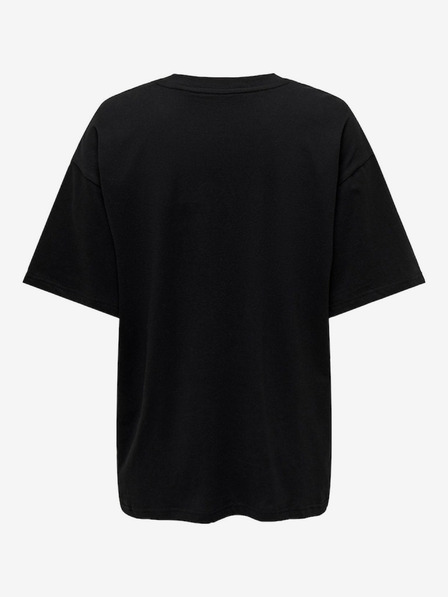ONLY Schwarzes Damen-T-Shirt in Übergröße ONLY Ola
