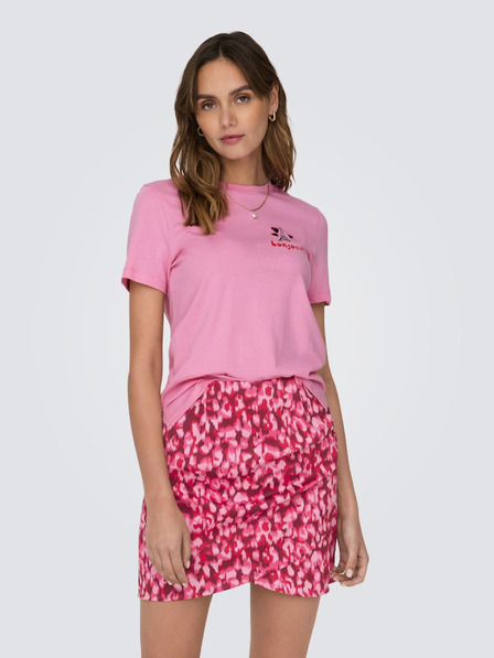 ONLY Rosa Damen-T-Shirt ONLY Kita
