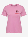 ONLY Rosa Damen-T-Shirt ONLY Kita