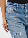 Diesel Blaue Diesel Damenjeans Reggy Straight Fit