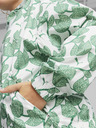 Puma Weiße und grüne Puma Blossom AOP Windbreaker leichte gemusterte Jacke für Damen