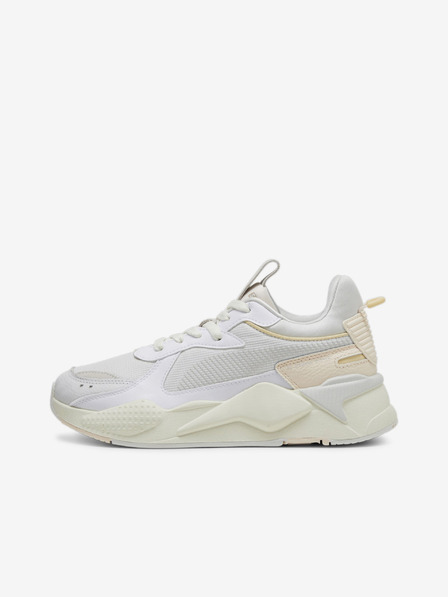 Puma Weiße Damen-Turnschuhe mit Lederdetails Puma RS-X Soft Wns
