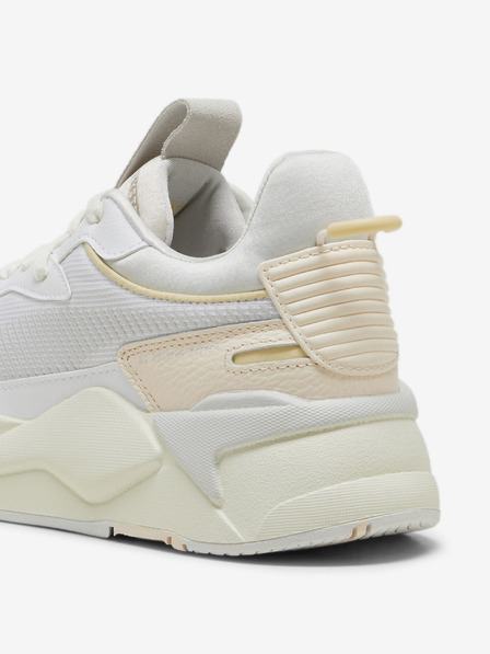 Puma Weiße Damen-Turnschuhe mit Lederdetails Puma RS-X Soft Wns