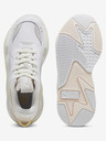 Puma Weiße Damen-Turnschuhe mit Lederdetails Puma RS-X Soft Wns