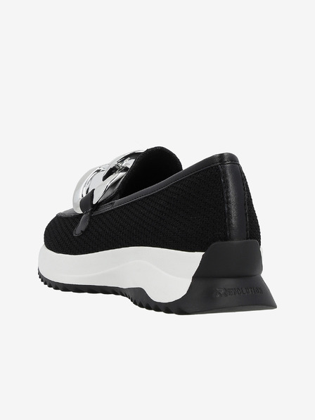 Rieker Schwarze Damen-Slipper Rieker