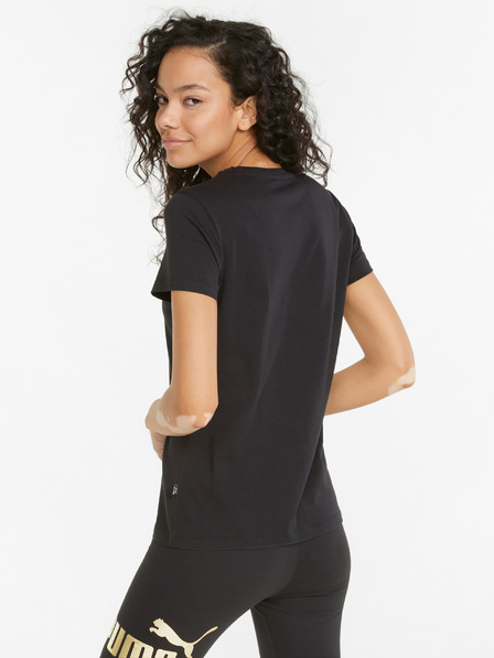 Puma Schwarzes Damen T-Shirt Puma mit Druck