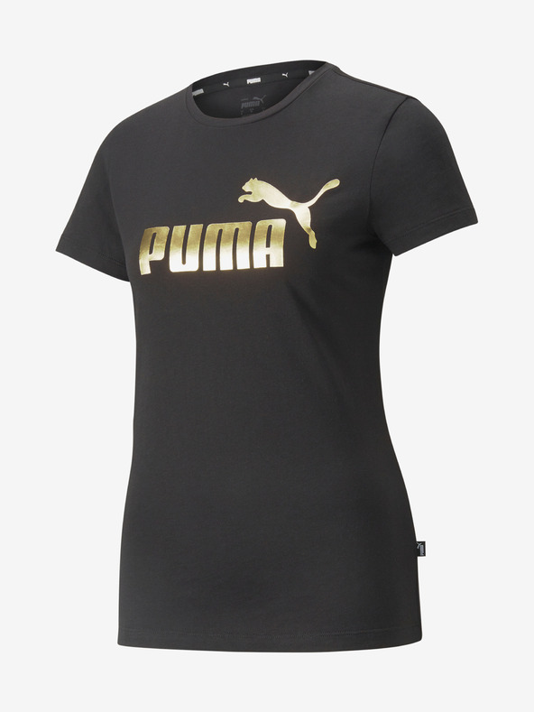 Puma Schwarzes Damen T-Shirt Puma mit Druck