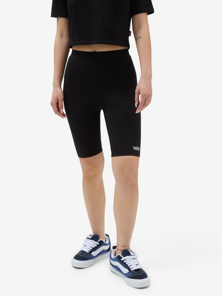 Vans Schwarze kurze Damen Leggings VANS Flying V