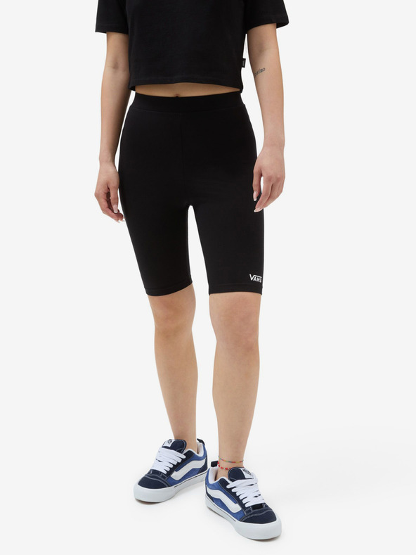 Vans Schwarze kurze Damen Leggings VANS Flying V