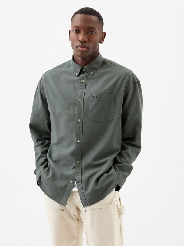 GAP Oxford-Hemd mit Logo Oversize GAP