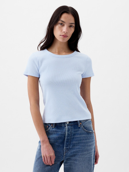 GAP Rippen-T-Shirt mit Logo GAP