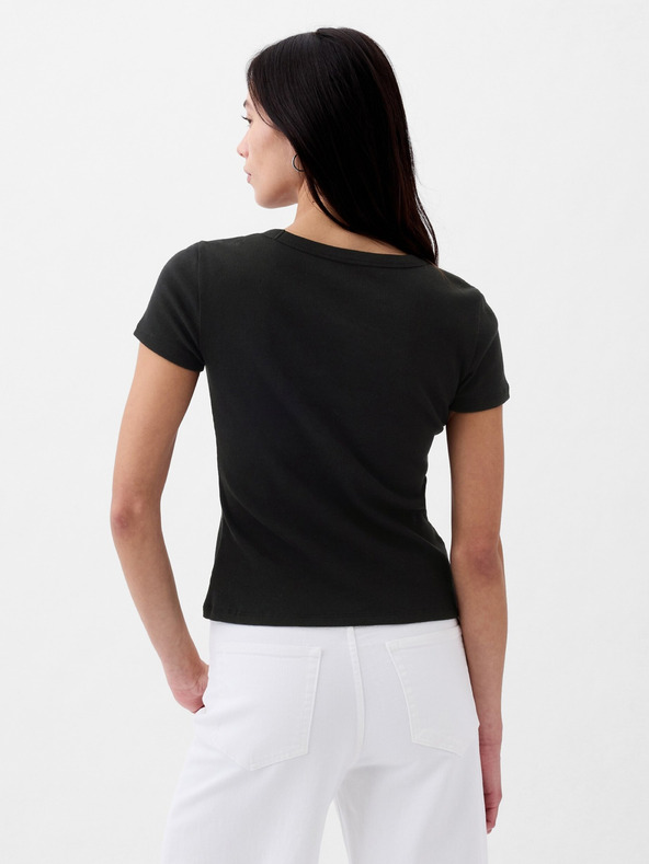 GAP Rippen-T-Shirt mit Logo GAP