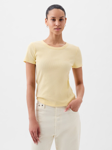 GAP Rippen-T-Shirt mit Logo GAP