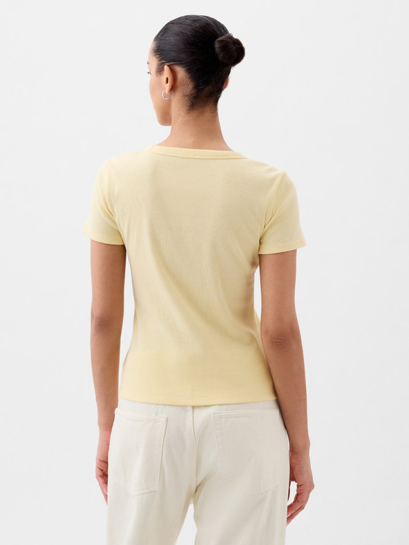 GAP Rippen-T-Shirt mit Logo GAP