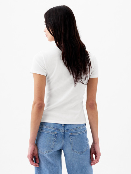 GAP Rippen-T-Shirt mit Logo GAP