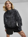 Puma Graue Damen Puma Blossom AOP Windbreaker Leichte gemusterte Jacke