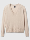 GAP Leinenpullover mit Schlitzen GAP