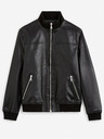 Celio Schwarze Herren Lederjacke Celio Gumati