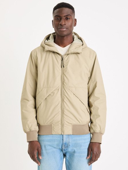 Celio Beige Herrenjacke Celio Guhoodie