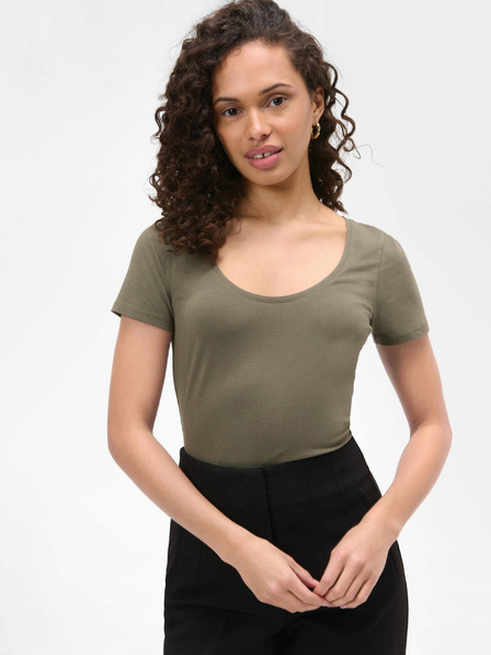 Orsay Khakifarbenes Basic T-Shirt ORSAY
