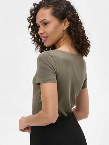 Orsay Khakifarbenes Basic T-Shirt ORSAY