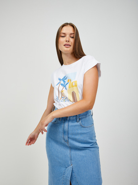 Orsay Weißes T-shirt ORSAY