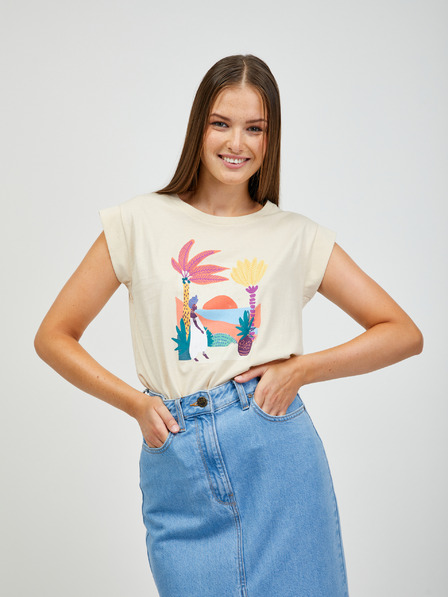 Orsay Beiges T-Shirt ORSAY