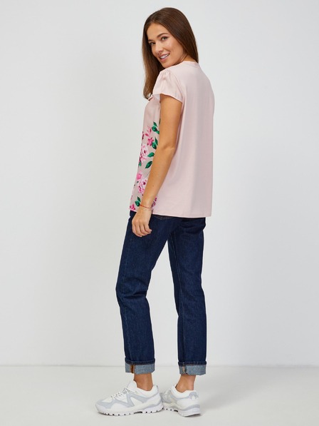 Orsay Hellrosa Blumenbluse ORSAY