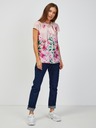 Orsay Hellrosa Blumenbluse ORSAY