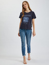 Orsay Dunkelblaues Damen-T-Shirt ORSAY