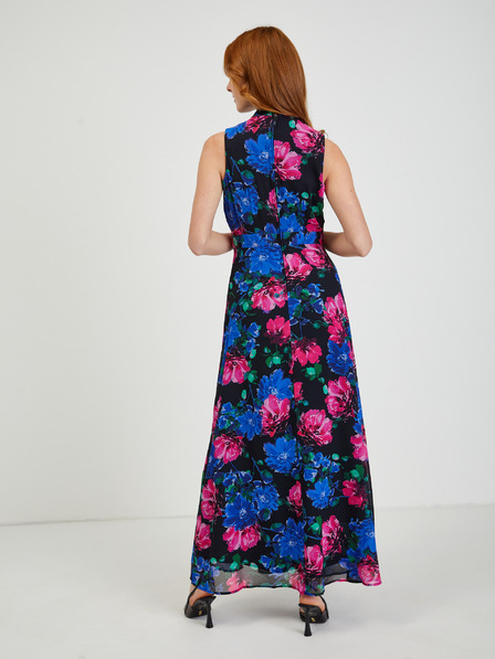 Orsay Schwarzes Damen Maxikleid mit Blumenmuster ORSAY