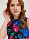 Orsay Schwarzes Damen Maxikleid mit Blumenmuster ORSAY