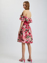 Orsay Dunkelrosa Damen-Blumenkleid ORSAY